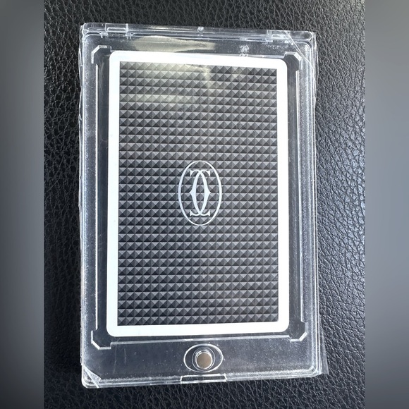 4 of Hearts Cartier Playing Card in Clear Case - Picture 2 of 2